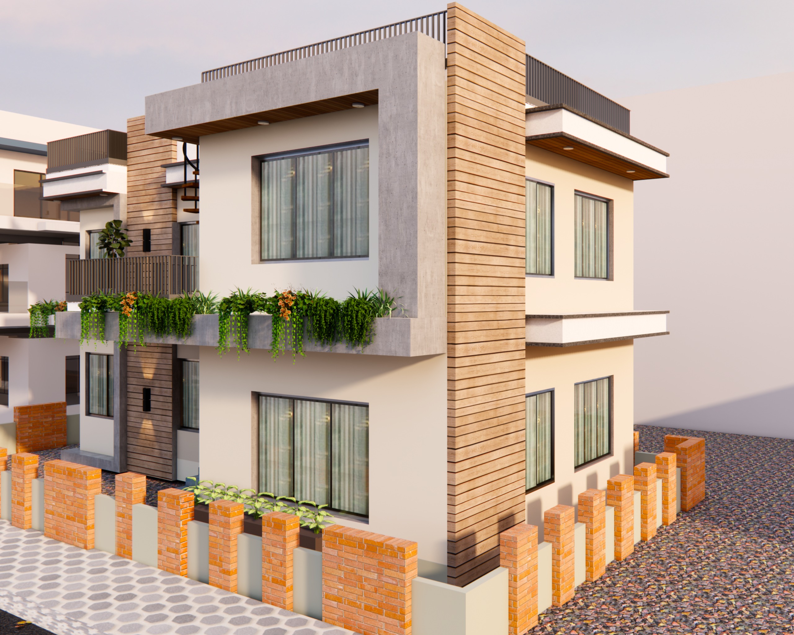 Time for house construction in Nepal