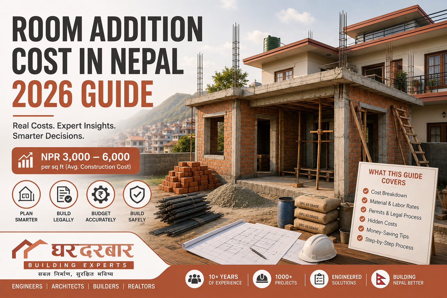 Room Addition Cost in Nepal 2026: Complete Guide for Homeowners